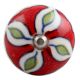 Hibiscus Green Flower Ceramic Wine Stopper